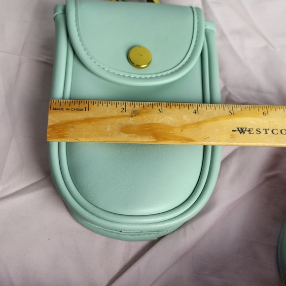 Anthropologie Cleo Crossbody Mint Ice Cream Small Purse/Phone Bag - Picture 13 of 16